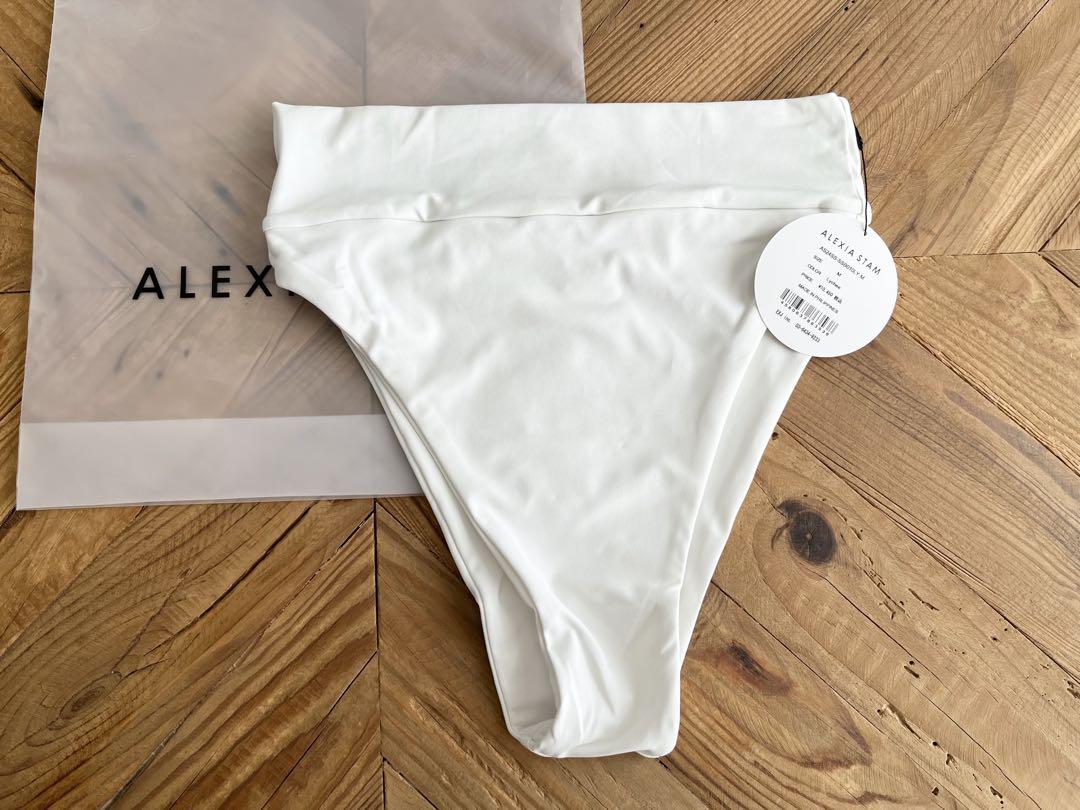 新品・未使用】ALEXIA STAM ビキニ ボトム Coco ホワイト M