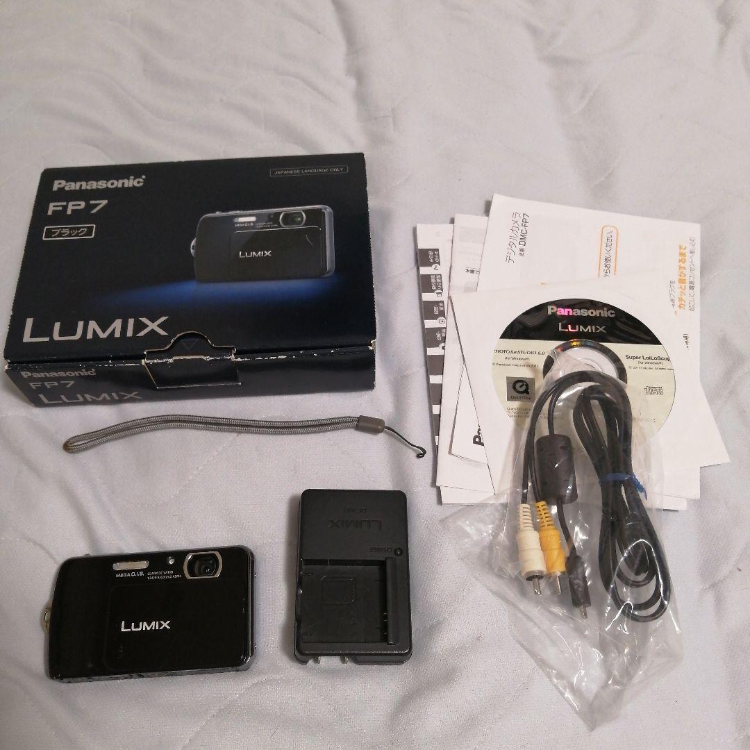 【美品】Panasonic LUMIX FP7 美品　SDカード付き LUMIX FP7 コンパクトデジタルカメラ SDカード8GB 純正