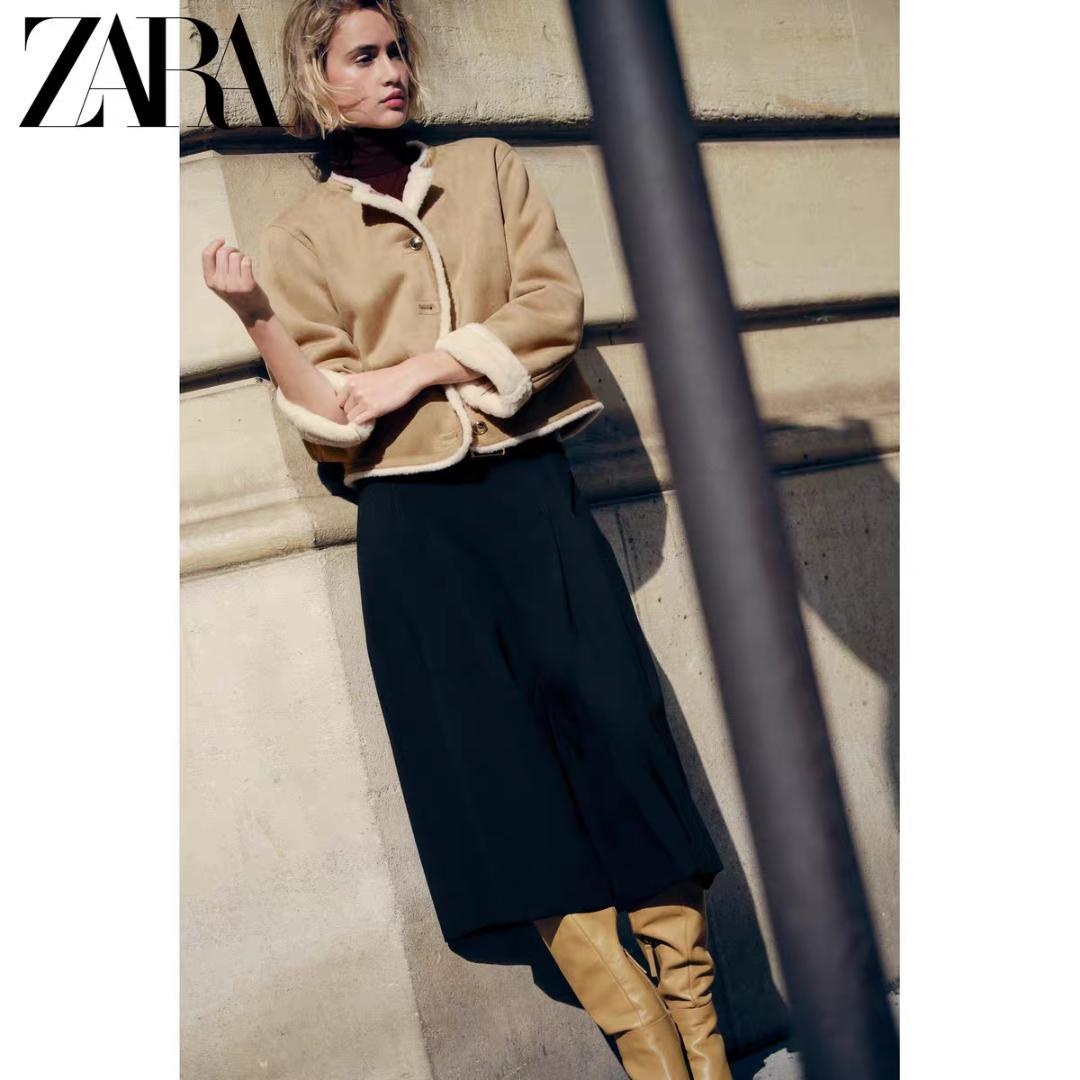zara ダブルフェイスゴールドボタンジャケット xsサイズ