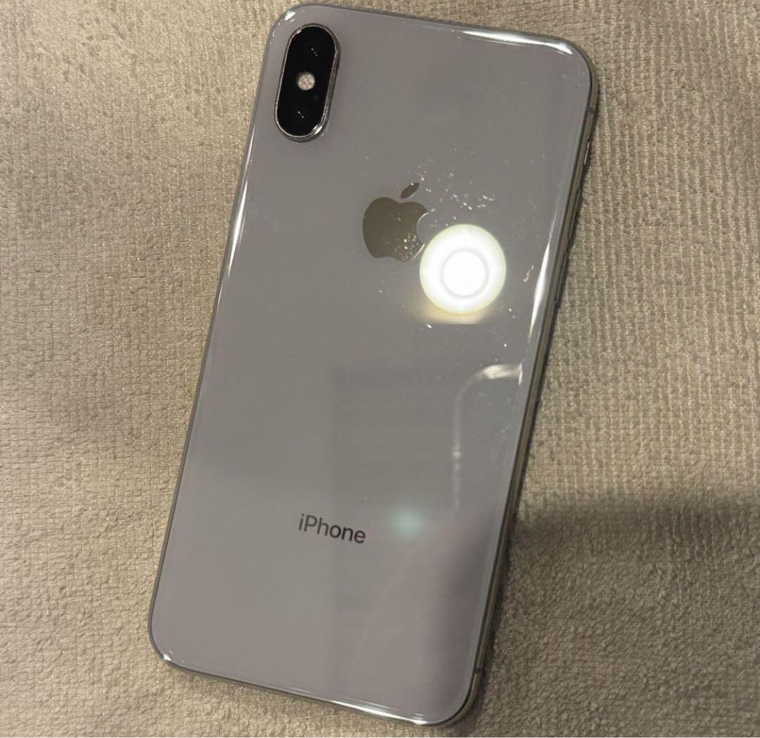 iPhone X Silver 256 GB SIMフリー 本体 スマートフォン本体