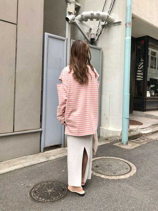 限定SALEHOT kastane カットアウトボーダーチュニック 57UlB-m18984403504 セール人気SALE