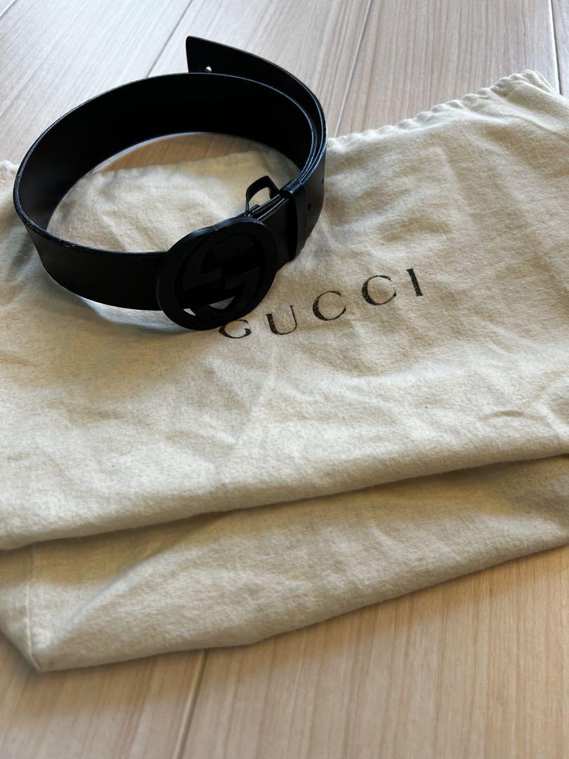 GUCCI レザーベルト　レディース