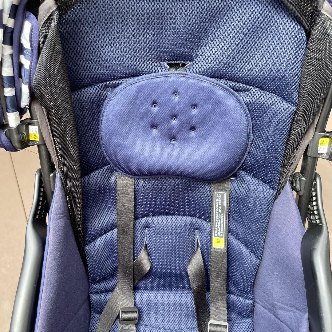 【送料込み】ベビーカー Aprica アップリカ クルリー ネイビー 軽量