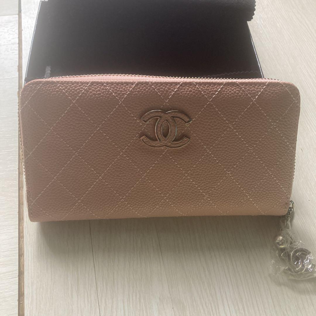 CHANEL ピンク 長財布　ノベルティー
