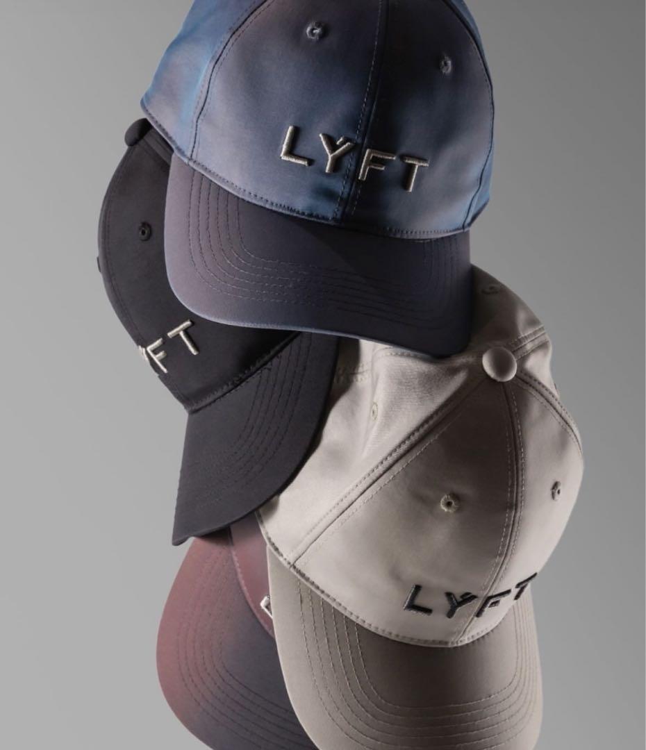 ◇LYFT キャップ / ブラック 【CAP 帽子 GLOSSY NYLON】 メンズ