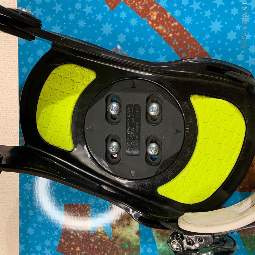 イグニオ スノーボード ビンディング セット 155cm ダブルキャンバー イグニオ スノーボード ビンディング セット 155cm ダブルキャンバー