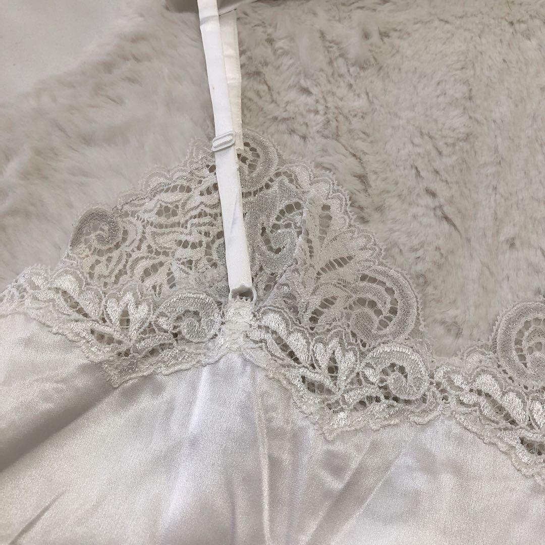 未使用*Dior*ディオール　キャミソール　ネグリジェ　レース　ランジェリー　白