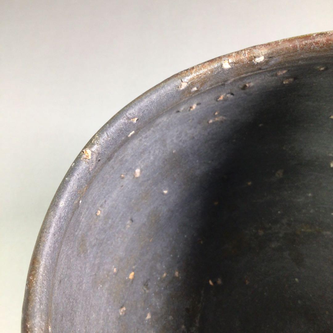 Ｒ６４０　茶碗　『備前焼』『十四代　木村長十郎　友敬造』　抹茶碗　共箱　茶道具