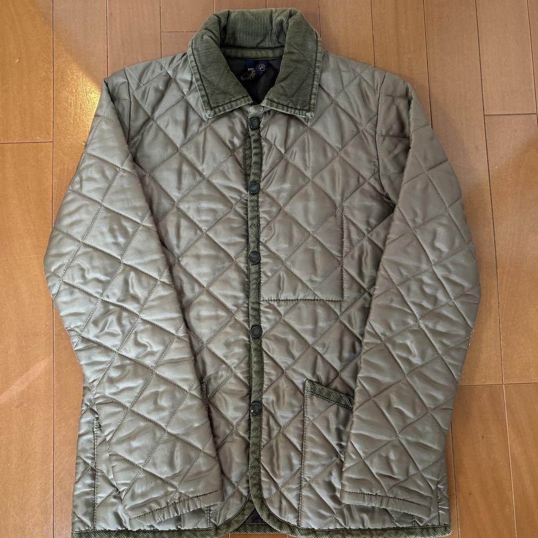 LAVENHAM オリーブグリーン キルティングジャケット