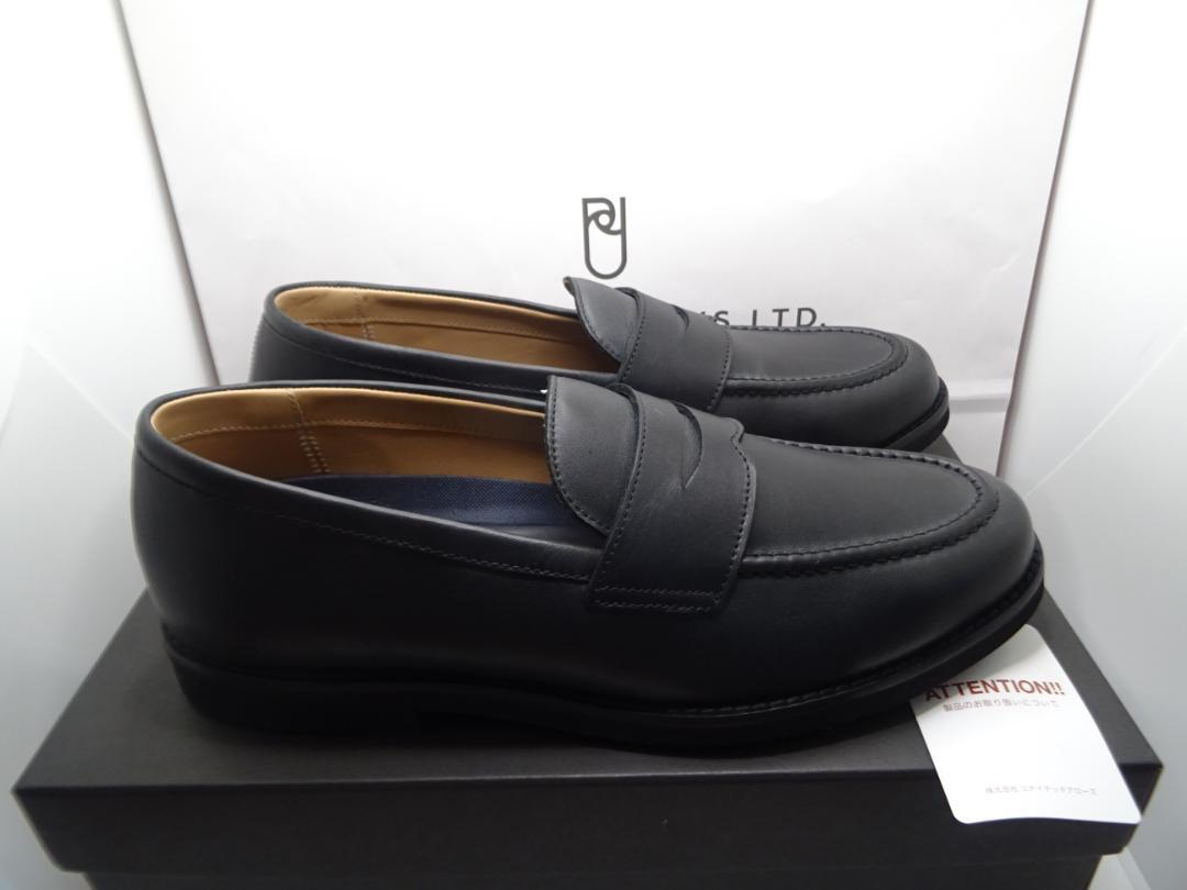Y*M様 新品★ユナイテッドアローズローファー本革25.5cm黒ブラック