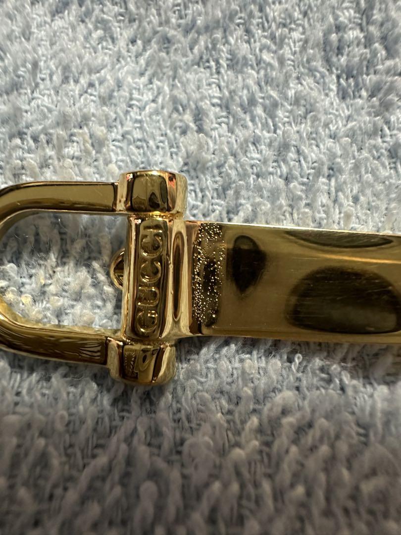 希少 GUCCI　グッチ　ホースビット ネクタイピン　ゴールド