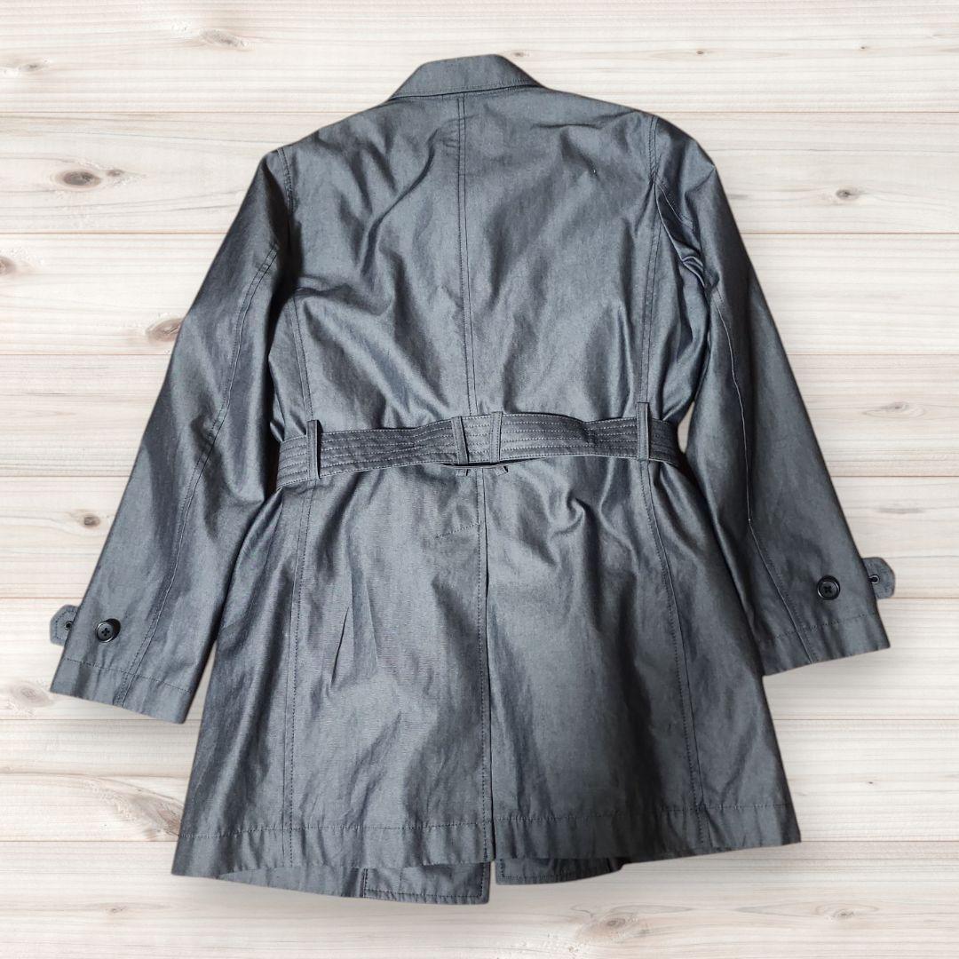 DRIES VAN NOTEN ネイビー ステンカラーコート 極美品/希少】Dries Van Noten ジャガード ステンカラーコート