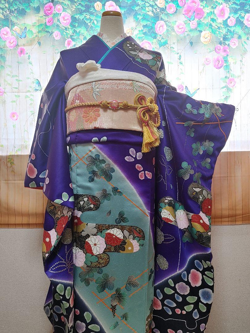 楽天市場】袋帯 振袖用 帯 成人式 全5色 2柄 西陣 織善織物 正絹