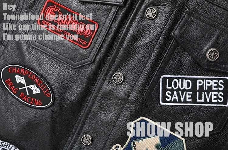 美品 メンズファッションバイクレザー 上質牛革 カウハイド 美品 メンズファッションバイクレザー 上質牛革 カウハイド