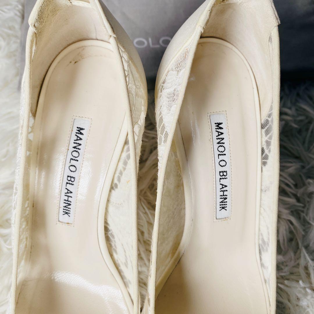 【L.us】MANOLO BLAHNIK HANGISI LACE 37