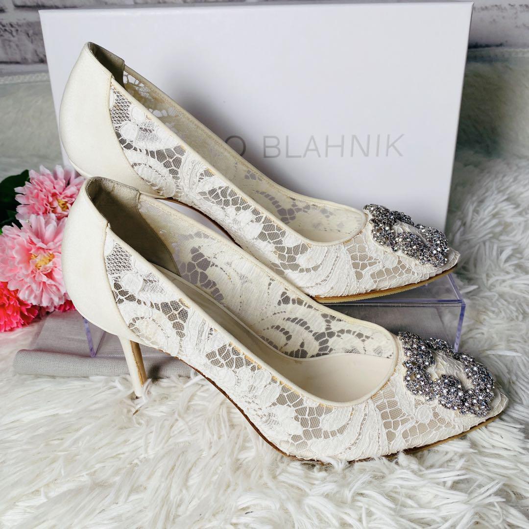【L.us】MANOLO BLAHNIK HANGISI LACE 37