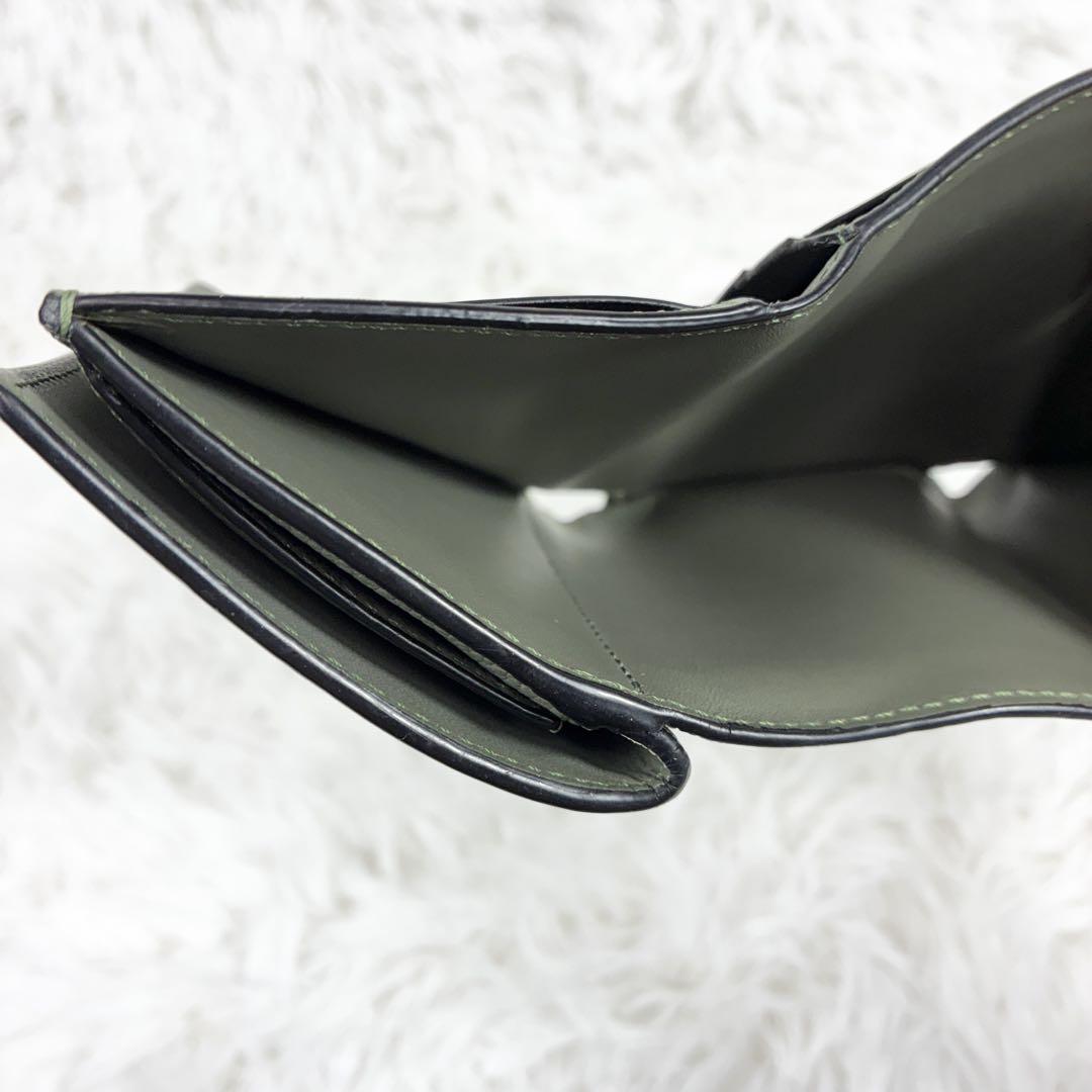 LOEWE トライフォールド レザー コンパクトウォレット アナグラム