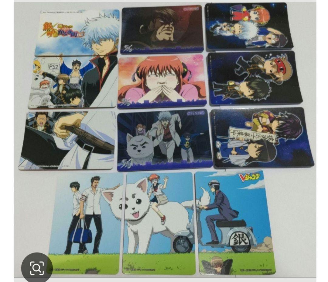 銀魂　カード　まとめ売り　箔押し　クリアカード　カードガム