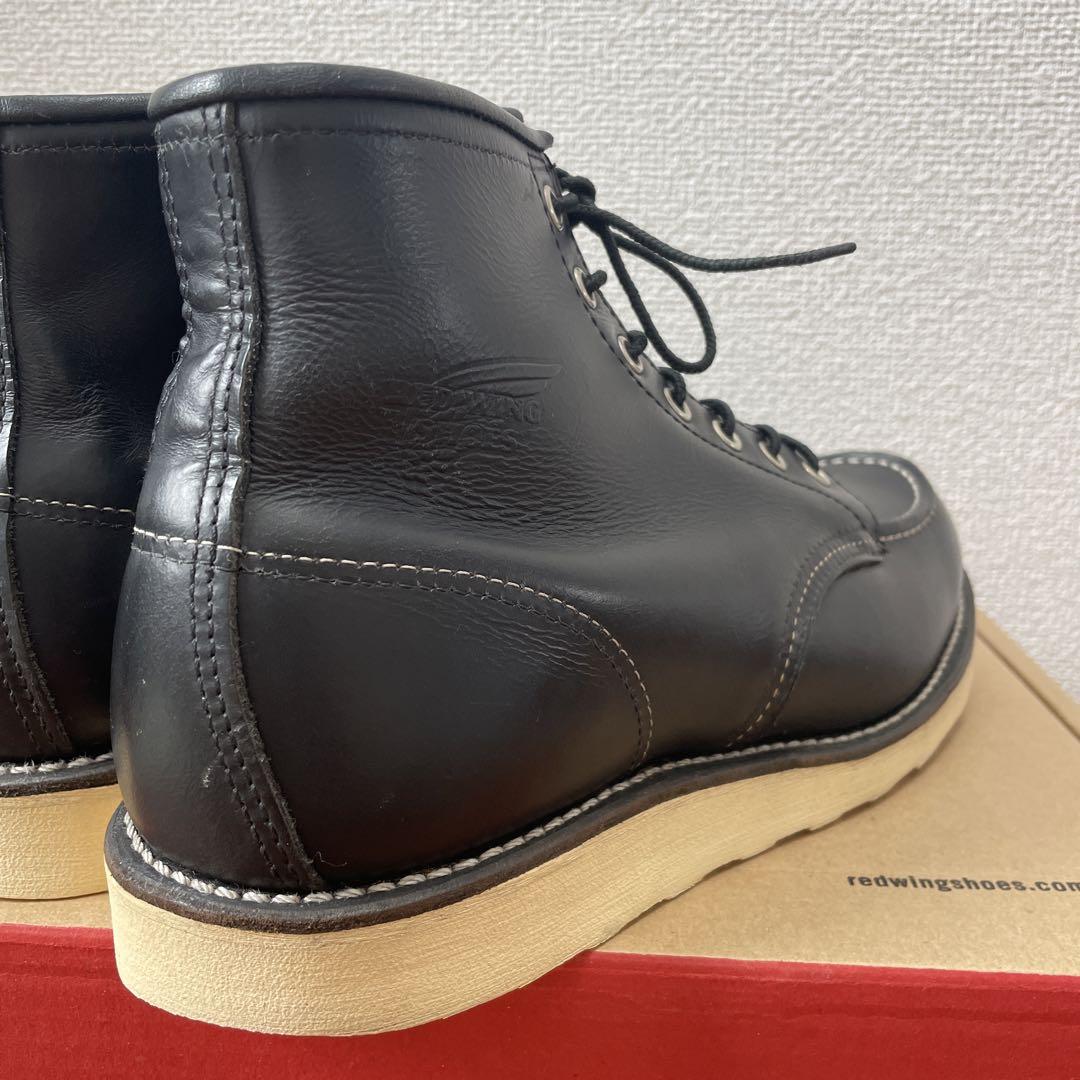 美品•08年•5E レッドウィング8179 ブラッククローム 美品 レッドウィング 8179 US5E ブラッククロームレザー - メルカリ