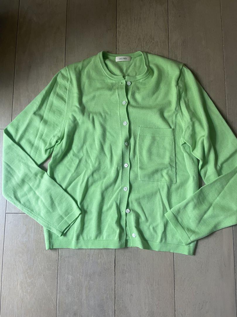 トゥモローランド　デプレ　美品　ウール素材　上質ニット　綺麗色グリーン