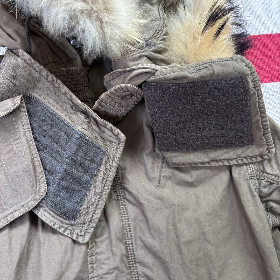 GOAGARMENTS M-51タイプモッズコートラクーンファー ライナーy2k GOAGARMENTS M-51タイプモッズコートラクーンファー ライナーy2k