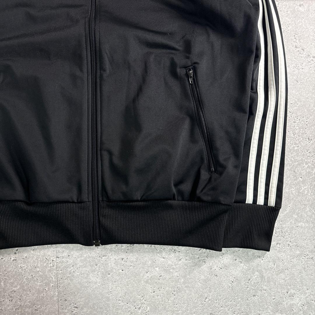 【現行】adidas トラックジャケット ファイヤーバード ブラック 黒 XL