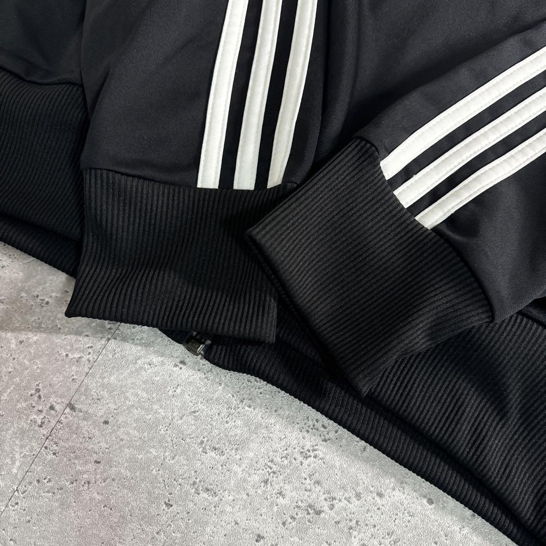 【現行】adidas トラックジャケット ファイヤーバード ブラック 黒 XL