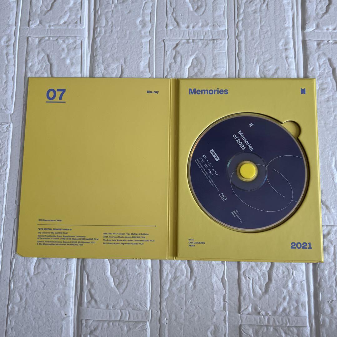BTS ユンギ　シュガ　トレカ　memories　Blu-ray セット BTS Bangtan Suga Memories of 2020 Blu-ray & DVD Official