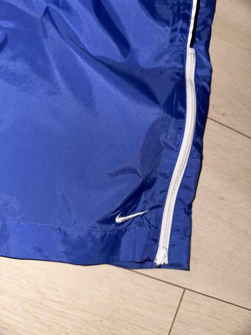 Nike ピステパンツ 青 サイドジッパー付き tohji風デザイン