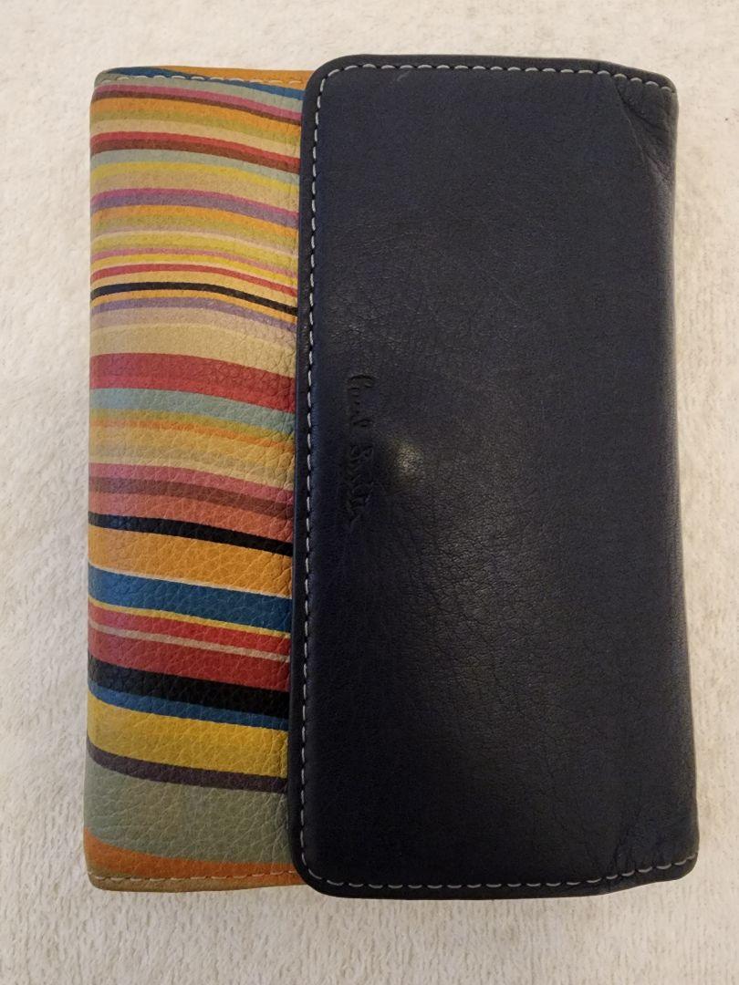 Paul Smith 手帳カバー マルチカラー ストライプ