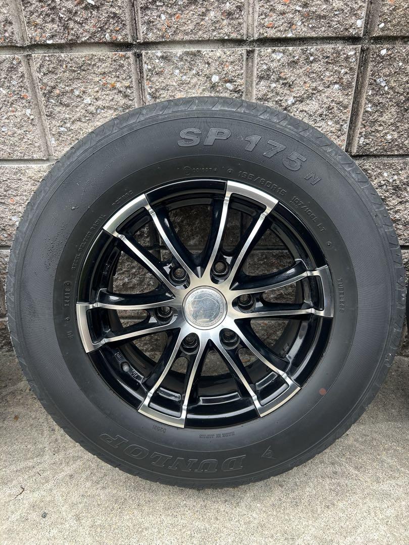 ダンロップ SP 175 15インチタイヤ・ホイールセット