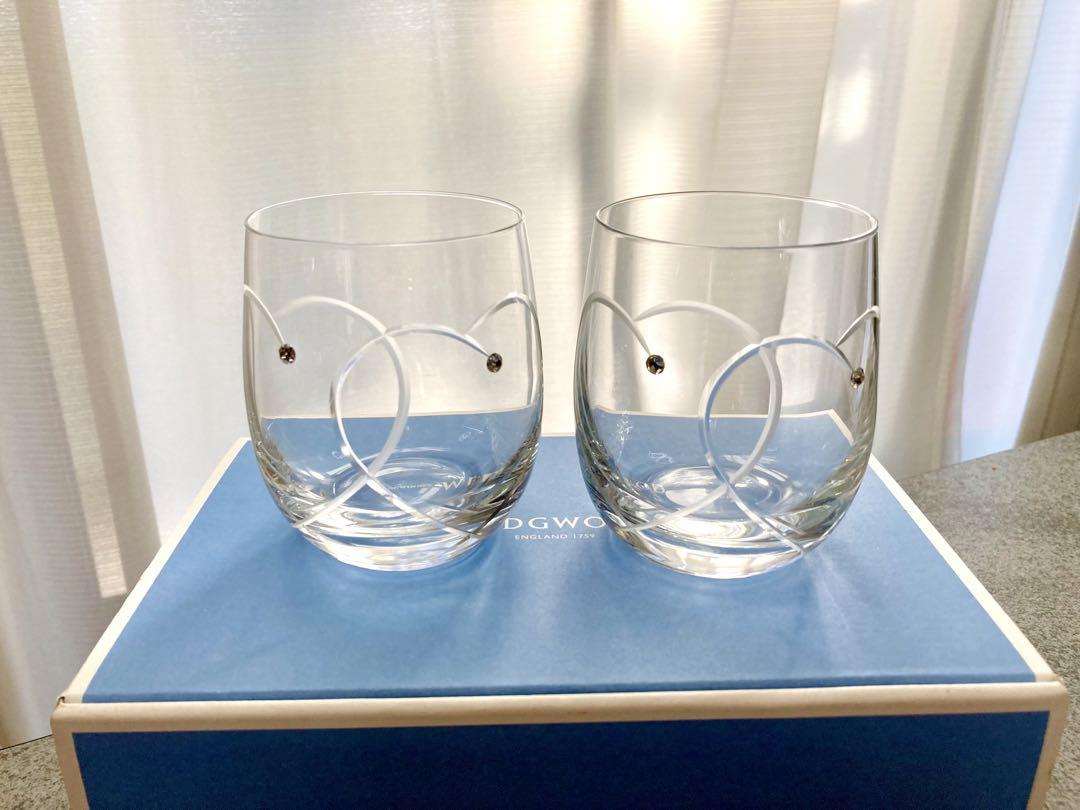 WEDGWOOD グラス 2個セット ストーン