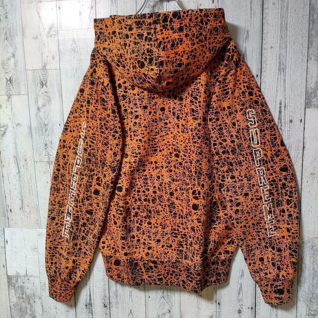 d26【人気デザイン】Supreme♤スリーブロゴ パーカー 即完売モデル 美品