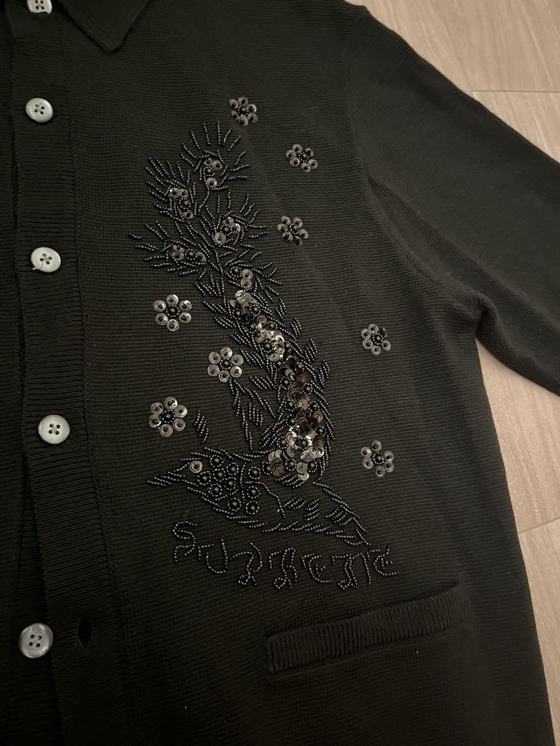 【ao】　Supreme Beaded Applique Cardigan