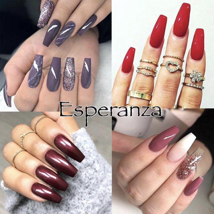 ロングバレリーナ♡ネイルチップ♡100枚♡お試し!サロン用 ロングバレリーナ♡ネイルチップ♡100枚♡お試し!サロン用