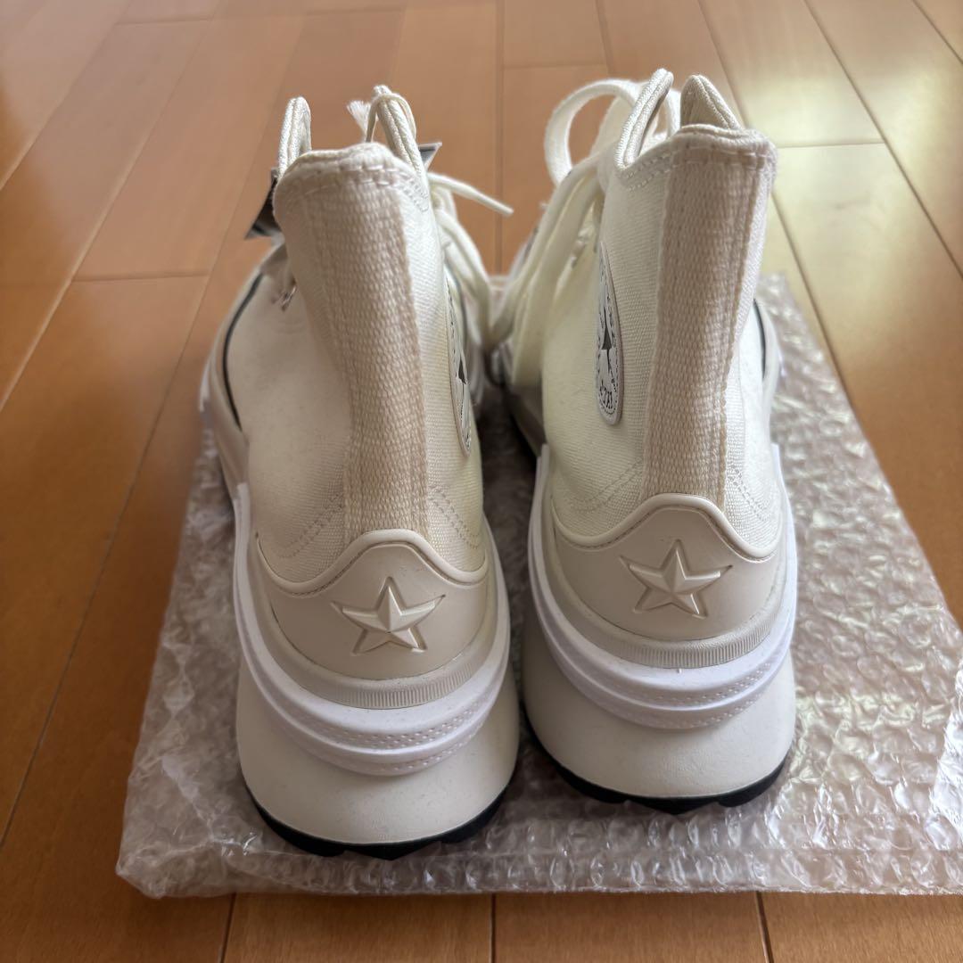 CONVERSE ランスターハイク ホワイト ハイカット厚底スニーカー