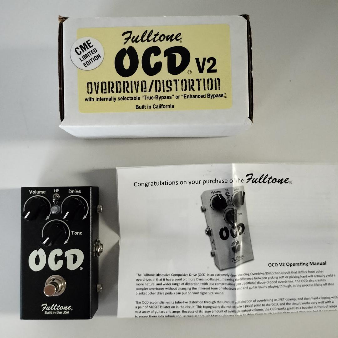 【未使用品】Fulltone OCD v2 Black CME 希少：Fulltone OCD V2 CME Black - メルカリ