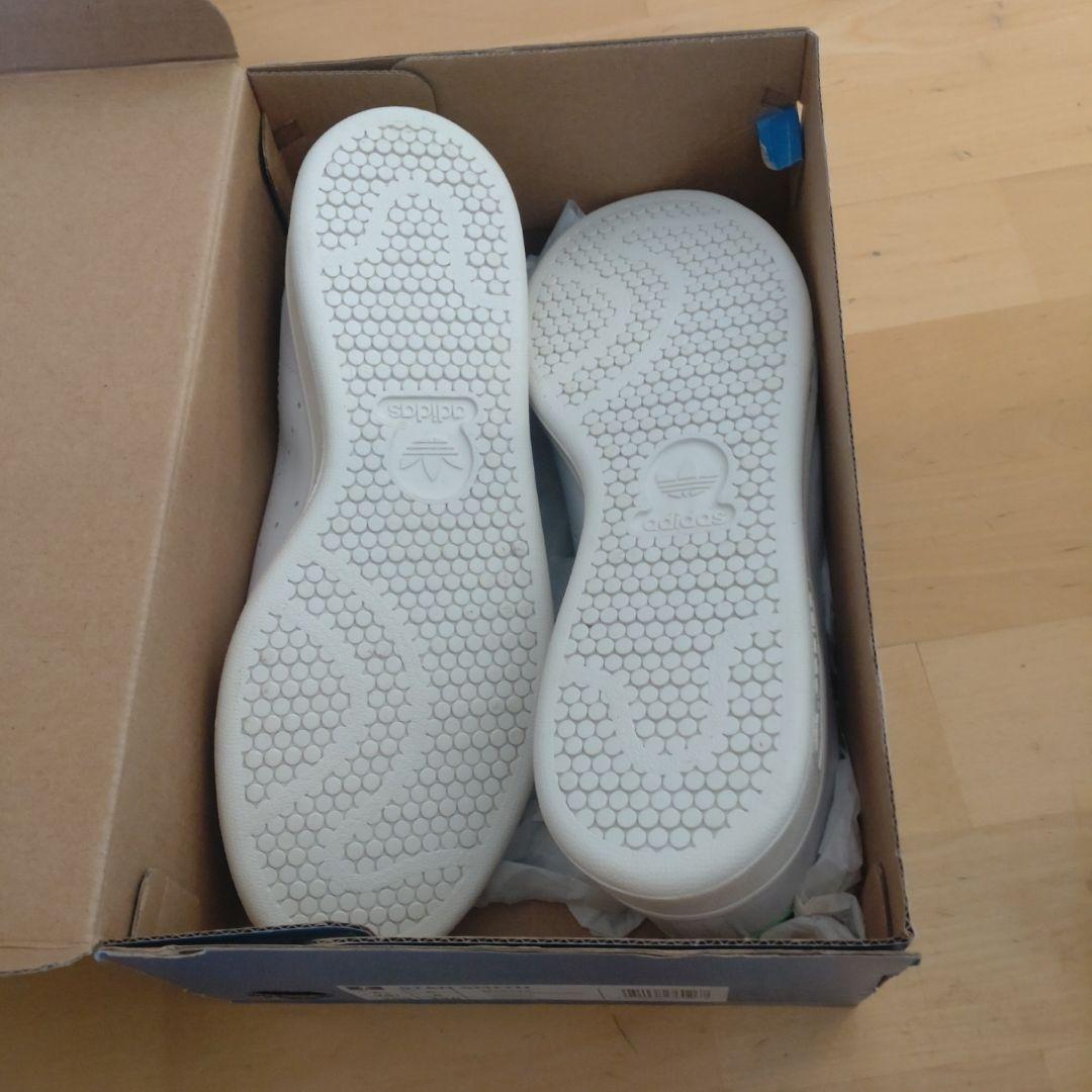 【rin】24.5cm Stan Smith ホワイト/グリーン
