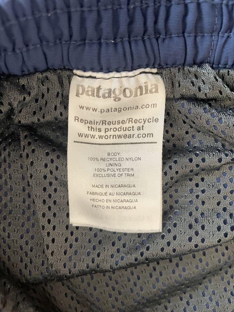 patagonia S ネイビー バギーズショーツ 5インチ