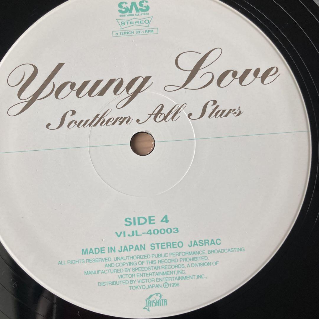 Southern All Stars Young Love シール帯 レコード Southern All Stars Young Love シール帯 レコード