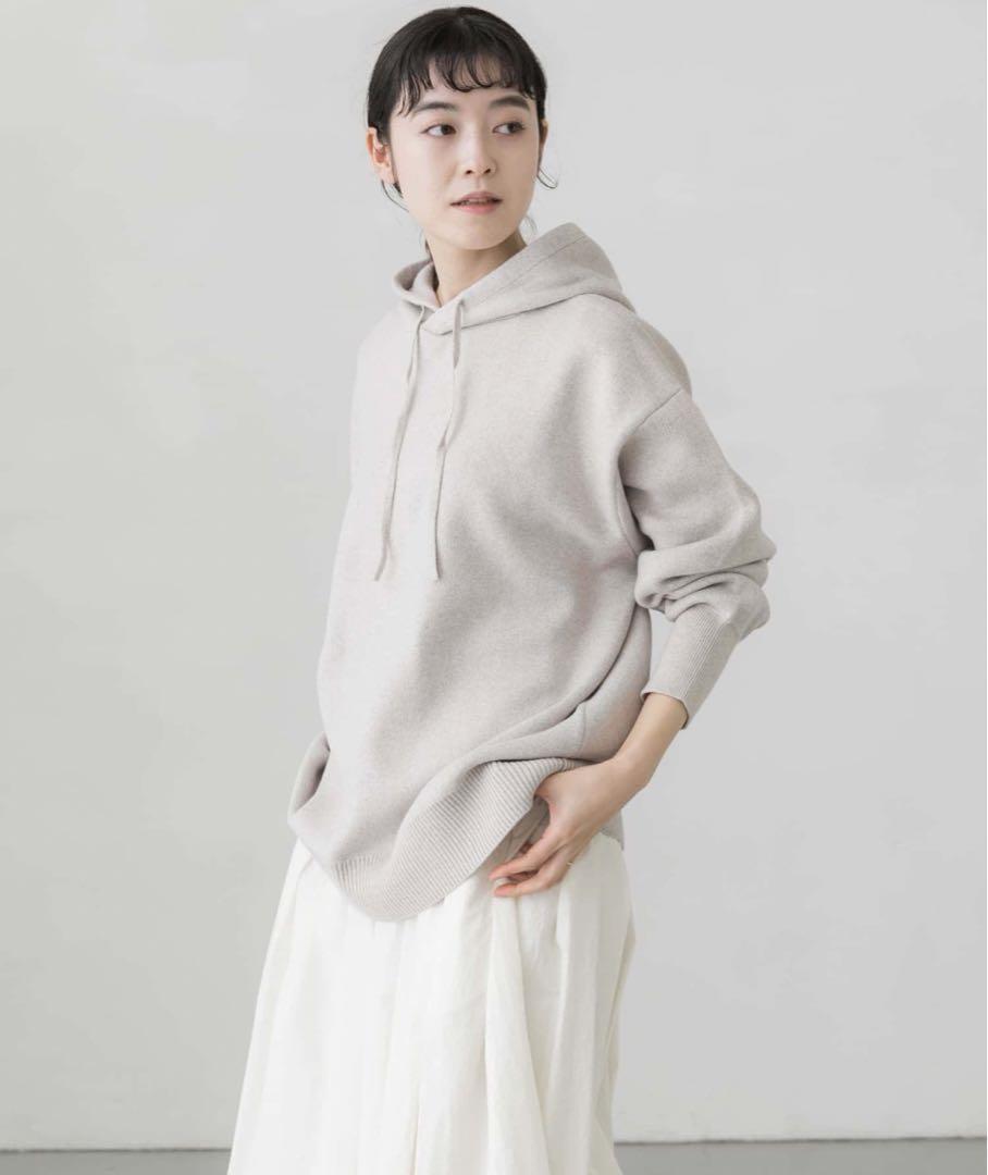 かぐれ（カグレ）の「スムースニットフーディ（ニット/セーター）」 - WEAR
