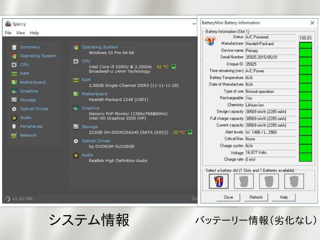 安い正規店 HP 第五世代i5驚速CPU 大容量メモリとSSD 中古良品⑧ M95ht-m19040532346 450 G2 正規品国産