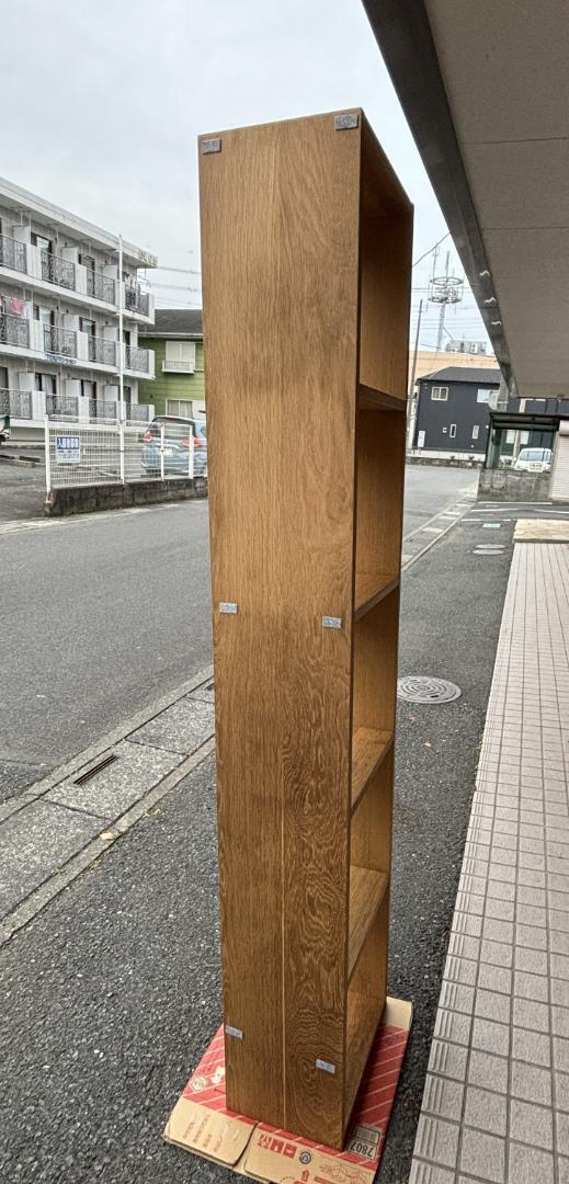 ◎引取希望 無印良品　スタッキングシェルフ５段　オーク材