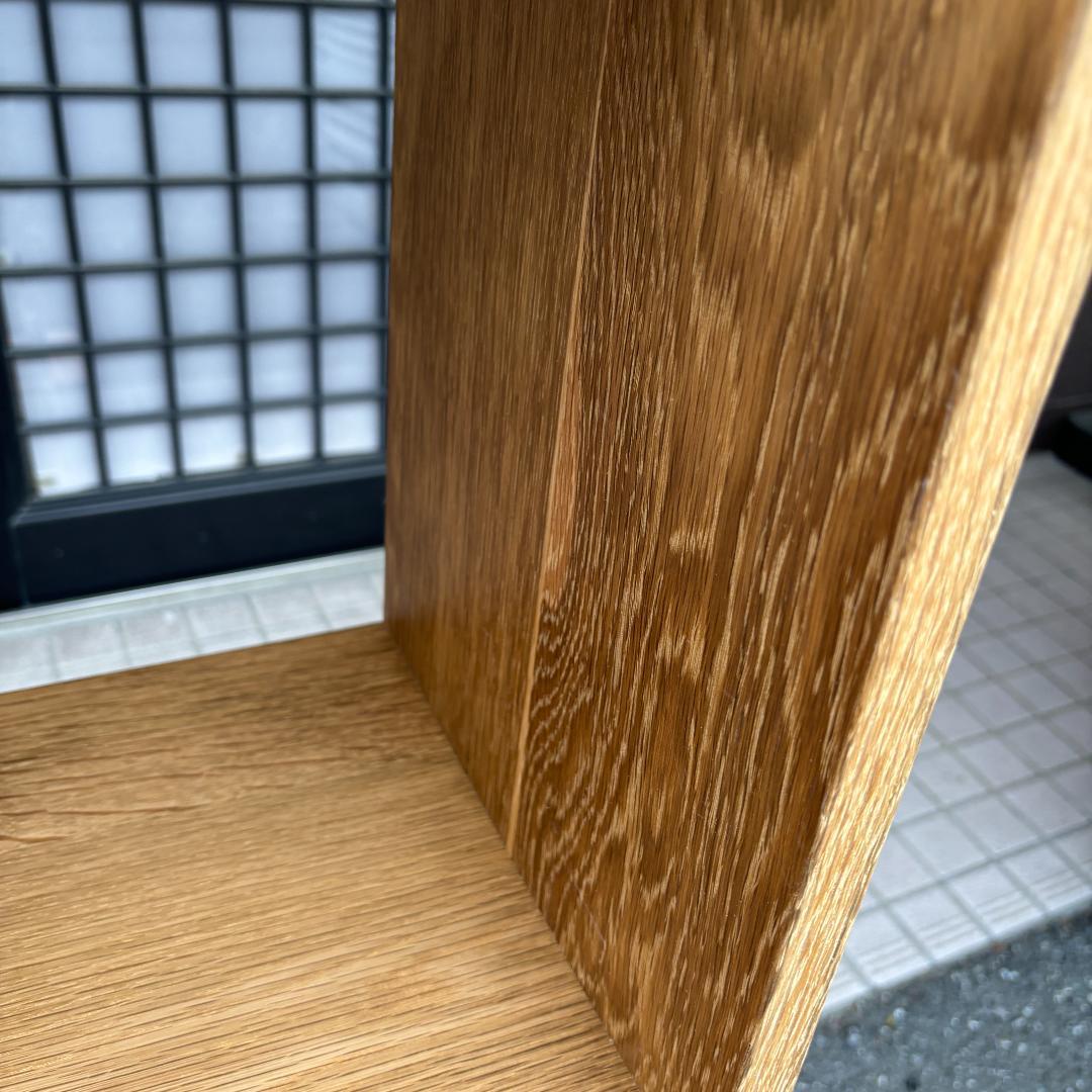 ◎引取希望 無印良品　スタッキングシェルフ５段　オーク材