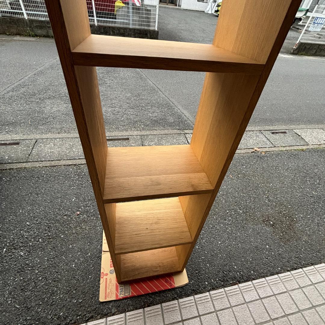 ◎引取希望 無印良品　スタッキングシェルフ５段　オーク材