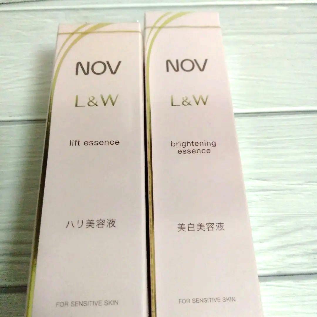 【新品未開封】ノブ　NOV　リフトエッセンス&ブライトニングエッセンス 匿名配送