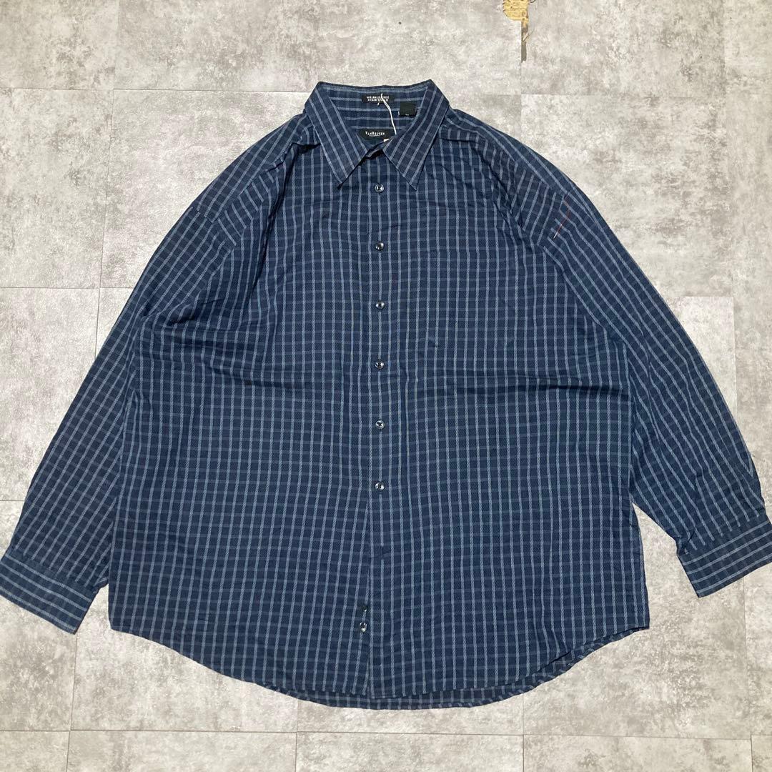 “VAN HEUSEN ヴァンヒューセン　長袖チェックシャツ
