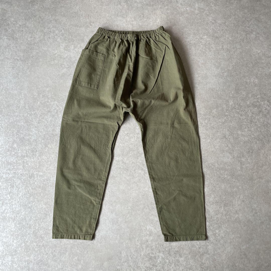 美品【Lサイズ】中川政七商店　たっつけパンツ カーキ 緑