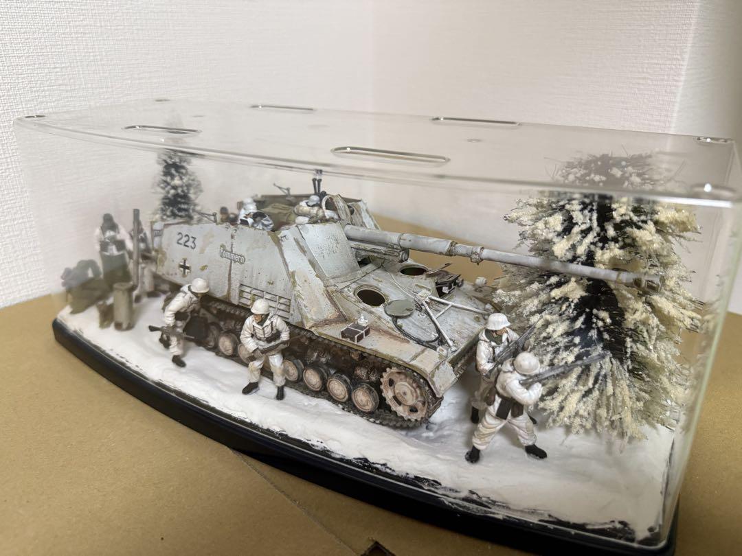プラモデル戦車完成品1/35ドイツ軍ナースホルン冬季迷彩