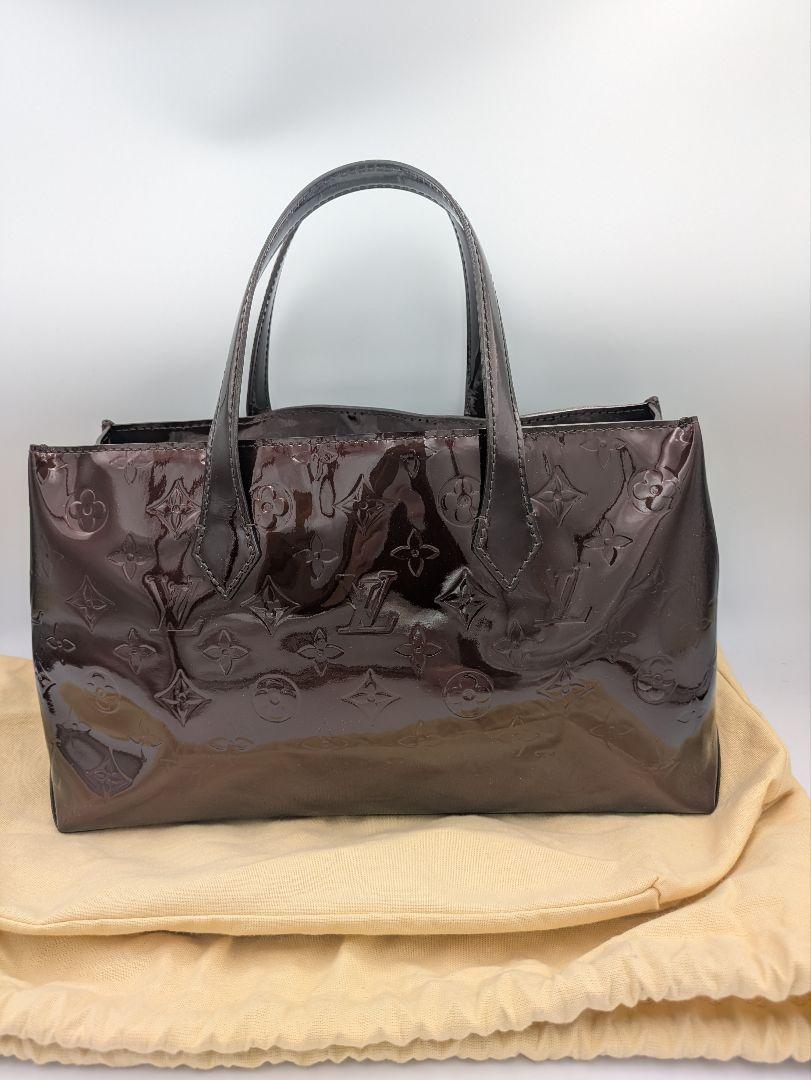 【美品】ルイ ヴィトン ヴェルニ ウィルシャーPM ハンドバッグ M93641